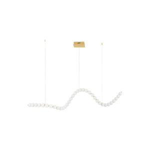 Závěsné LED svítidlo NOVA LUCE PERLA 98W 3000K 9695601 stmívatelné Triac