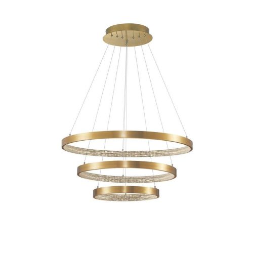 Závěsné LED svítidlo NOVA LUCE PRESTON 112W 3000K 9862853 stmívatelné Triac