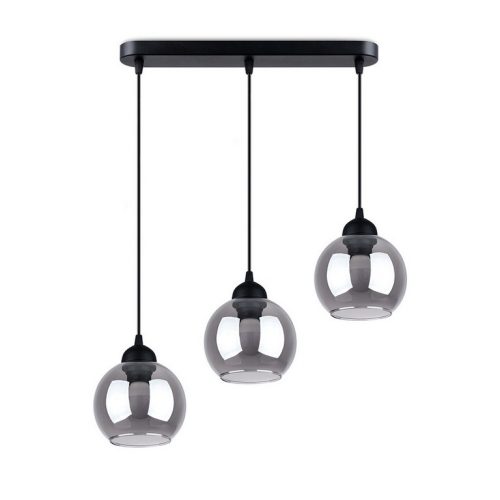 Závěsné svítidlo SOLLUX ALINO 3 černé E27 3x60W bez žárovky SL.1142