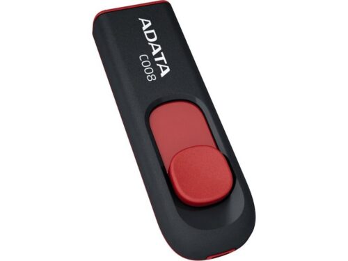 32GB USB ADATA C008 černo/červená (potisk) AC008-32G-RKD