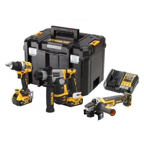Aku bezuhlíková kombo sada nářadí 18V 2x5