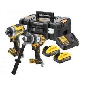 Aku bezuhlíková kombo sada nářadí 18V 2x5