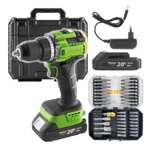 Aku vrtací šroubovák Procraft PA18LiH  se sadou bitů BS-37 | SPA18LiH-1B-C/BS-37 SPA18LiH-1B-C/BS-37