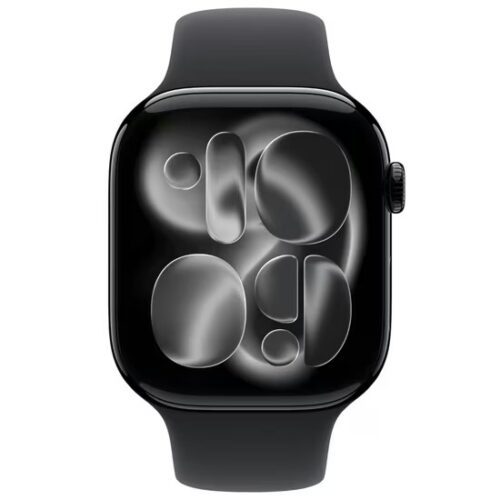 Apple Watch Series 11 42mm GPS (Zánovní) Klavírně černý hliník s černým sportovním řemínkem MNK43CS/A - Obrázek 2