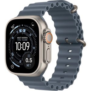 Apple Watch Ultra 3 49mm (Stav A) Titan s modrým řemínkem