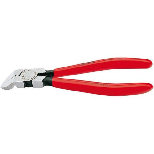 Boční štípací kleště na plasty v úhlu 45° 160 mm KNIPEX 72 11 160 - leštěná hlava