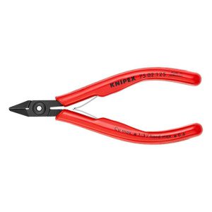 Boční štípací kleště pro elektroniku 125 mm KNIPEX 75 02 125 - leštěná hlava