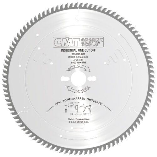 CMT Industrial Pilový kotouč pro finální příčné řezy - D305x3