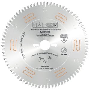 CMT Orange Tools CMT CHROME C283 Pilový kotouč na lamino bez předřezu - D300x3