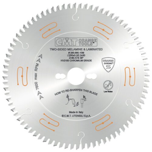 CMT Orange Tools CMT CHROME C283 Pilový kotouč na lamino bez předřezu - D300x3
