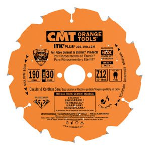 CMT Orange Tools CMT ITK Diamantový pilový kotouč na cementotřískové desky - D165x1