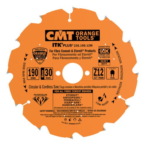 CMT Orange Tools CMT ITK Diamantový pilový kotouč na cementotřískové desky - D165x1