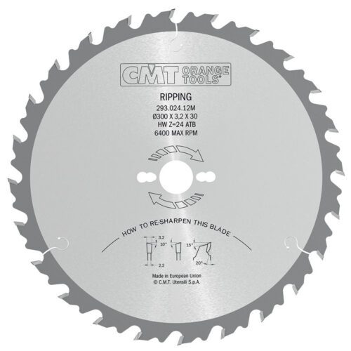 CMT Orange Tools CMT Industrial Pilový kotouč pro podélné řezy - D300x3