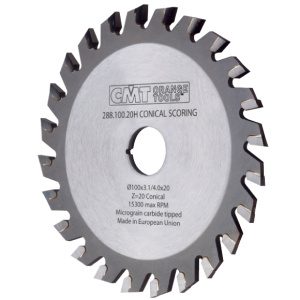 CMT Orange Tools CMT Předřezový kotouč kónický pro CNC stroje - D120x3.4-4.2 d20 Z24 HW C28812024H1