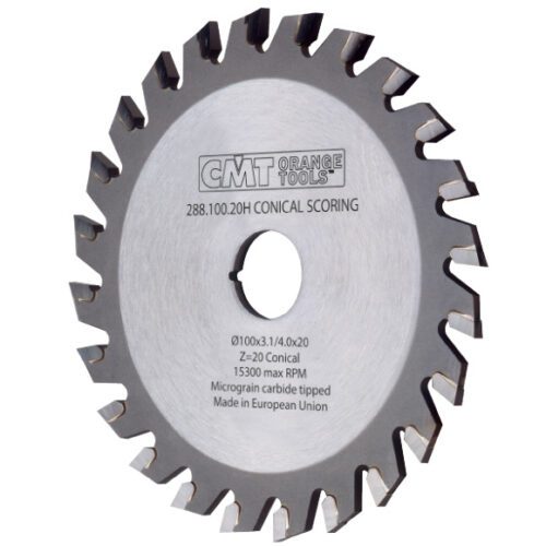 CMT Orange Tools CMT Předřezový kotouč kónický pro CNC stroje - D120x3.4-4.2 d20 Z24 HW C28812024H1