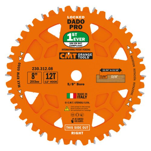 CMT Orange Tools CMT Sada drážkovacích kotoučů DADO PRO - D203x6