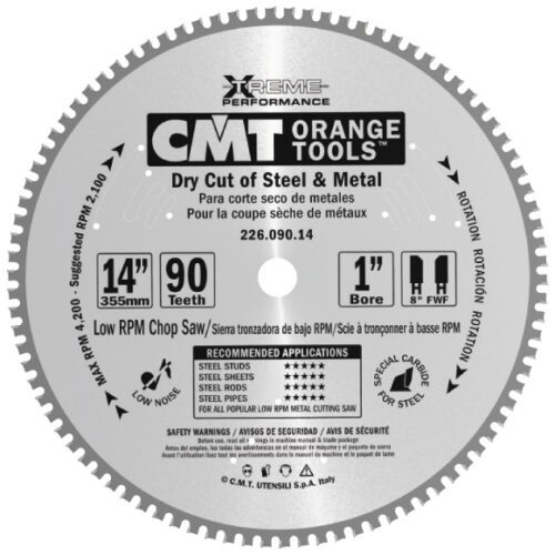 CMT Orange Tools CMT XTreme Pilový kotouč na nerez ocel - D190x1