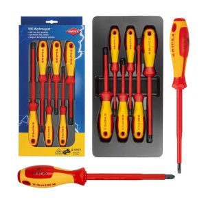 Elektrikářské šroubováky VDE Knipex 00 20 12 V01 (Sada 6 ks) PL+PH 00 20 12 V01