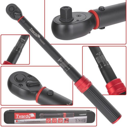GEKO Momentový klíč 3/8" 10-120Nm TVARDY (12) T00252