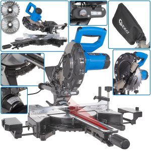 GEKO Pokosová pila s posuvem 1700W 210mm G80820