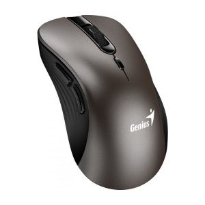 Genius Ergo 8100S/Ergonomická/Optická/Pro praváky/1 600 DPI/Bezdrátová USB/Champagne Titanium 31030040402