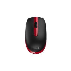 Genius NX-7007 II/Kancelářská/Optická/1 200 DPI/Bezdrátová USB/Černá-červená