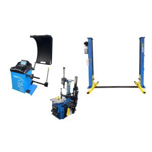 Golemtech SET 2 MAXI - zouvačka + vyvažovačka + dvousloupový zvedák za zvýhodněnou cenu se2m