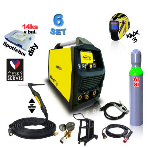 KOWAX GeniTig 210DC LCD SET6 KWXSTGT210DC_S06B