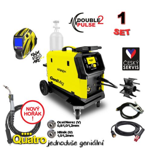KOWAX Svářecí invertor GeniMig 270DP SET1Q (MIG/MAG/LiftTIG) KWXSTGM270DP_S01Q