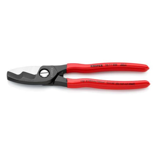 Kabelové nůžky 200 mm KNIPEX 95 11 200 - leštěná hlava