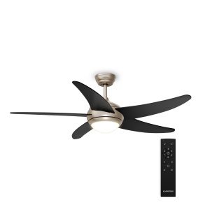 Klarstein Bolero stropní ventilátor se světlem | 132 cm | 35 W | Tichý provoz | Dřevo
