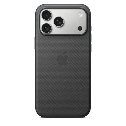 Kryt na iPhone 17 Pro Max z tkaniny TechWoven Apple s MagSafe - černý - Obrázek 2