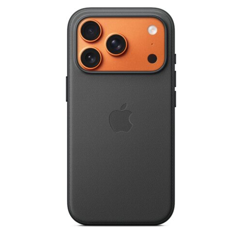 Kryt na iPhone 17 Pro z tkaniny TechWoven Apple s MagSafe - černý