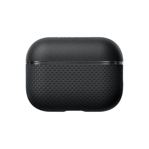Kryt pro AirPods Pro 2 Pitaka Aramid Fiber Magnetic Case - černý - Obrázek 2