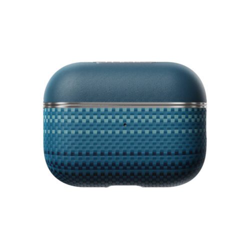 Kryt pro AirPods Pro 2 Pitaka Aramid Fiber Magnetic Case - modrý - Obrázek 2