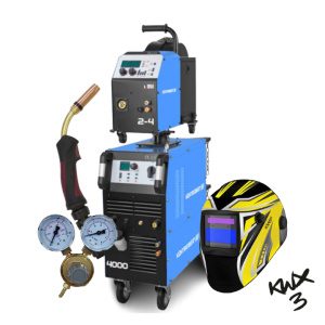 Kühtreiber Invertor KITIN 4000SW SYNERGIC + Podavač KITin 2-4EW Synergic + Propoj 5mW + Hořák + Kukla + R. ventil SESTAVA068710354set3