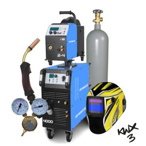 Kühtreiber Invertor KITIN 4000SW SYNERGIC + Podavač KITin 2-4EW Synergic + Propoj 5mW + Hořák + Kukla + r. ventil + Co2 láhev plná SESTAVA068710354set4