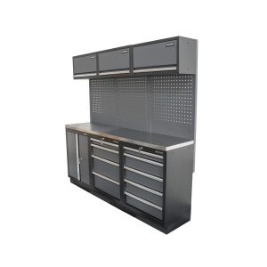 Matabro AKČNÍ SET Sestava 6 ks dílenského nábytku SET-CA01028 s nerezovou pracovní deskou MB-TGW80S SET-CA01028