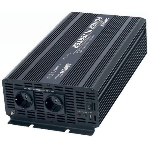 Měnič napětí CARSPA CAR3K 24V/230V 3000W USB 04230677