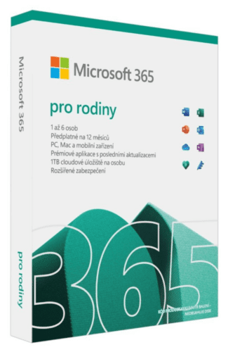 Microsoft 365 pro rodiny P10 Mac/Win
