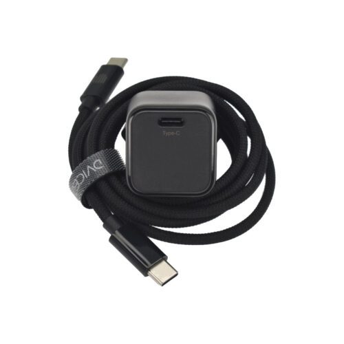 Nabíječka 30W GaN Dviced USB-C s kabelem – černá - Obrázek 2