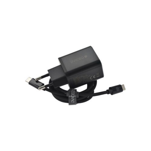 1× USB-C s kabelem – černá