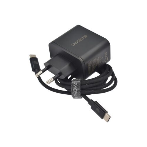 2× USB-C s kabelem – černá