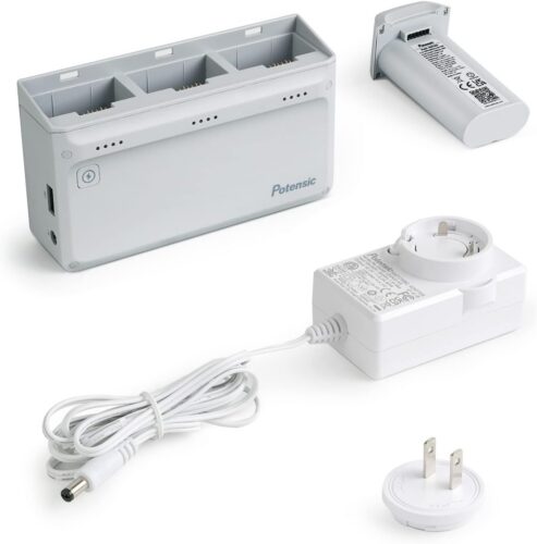 Potensic rychlonabíjecí stanice 60W More Power na Atom 4K SE + adaptér + 1 baterie POC-018 ATM3SECHAR-2