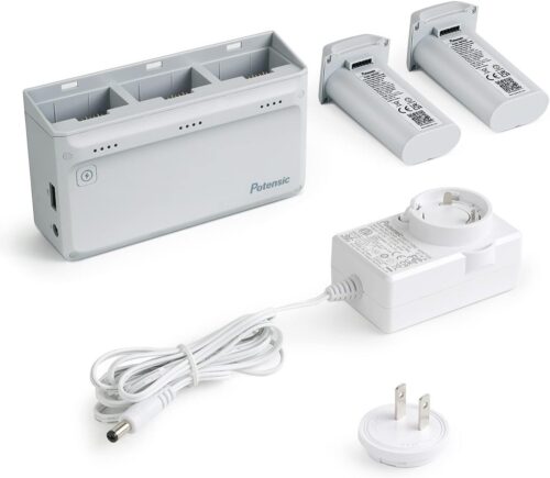 Potensic rychlonabíjecí stanice 60W More Power na Atom 4K SE + adaptér + 2 baterie POC-019 ATM3SECHAR-3