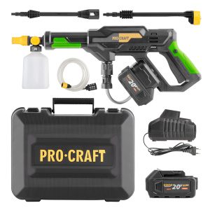Sada aku tlaková myčka Procraft CW20 + baterie 20/4 a nabíječka 20/1 | SCW20 SCW20