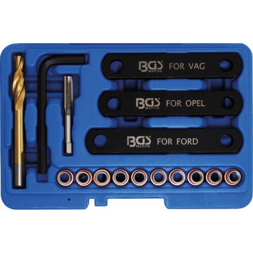 Sada pro opravu závitů brzd BGS 148 | M9 x 1