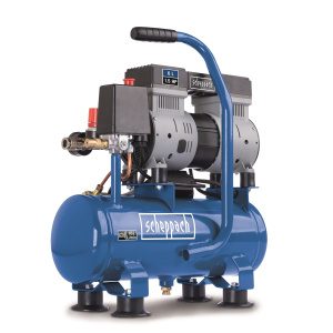 Scheppach HC 08 Si ultra tichý bezolejový dvouválcový kompresor 6 l 5906166901
