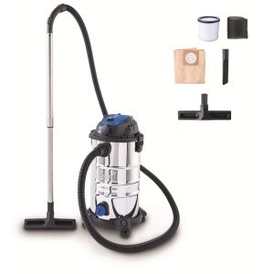 Scheppach VC 30P-GL průmyslový vysavač na suché/mokré vysávání 30 l s funkcí podtlakového čištění filtru 5907746934