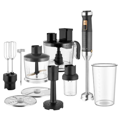 Sencor SHB 6552BK Tyčový mixér 7 v 1 Extra výkonný tyčový mixér 1500W